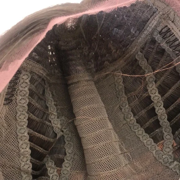 30” ORANGE BROWN OMBRÉ CELEB WAVY LACE-FRONT WIG